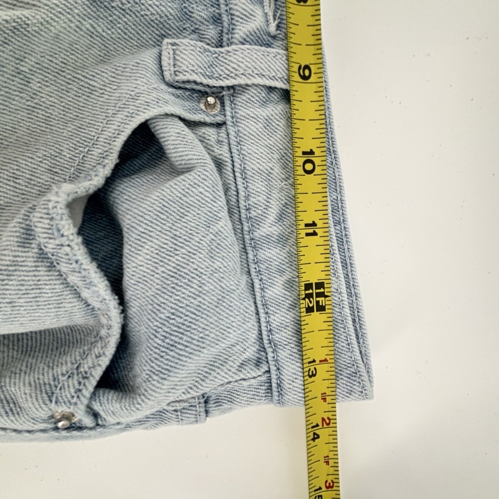 PACSUN Jessie High Rise Baggy Womens size 23 Light Wash Blue Denim Wide-Leg EUC - Picture 9 of 15